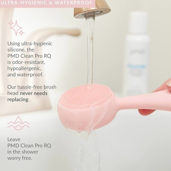 PMD Clean Pro Rose Quartz - NEW - Face Cleanser Brush - Picture 8 of 10